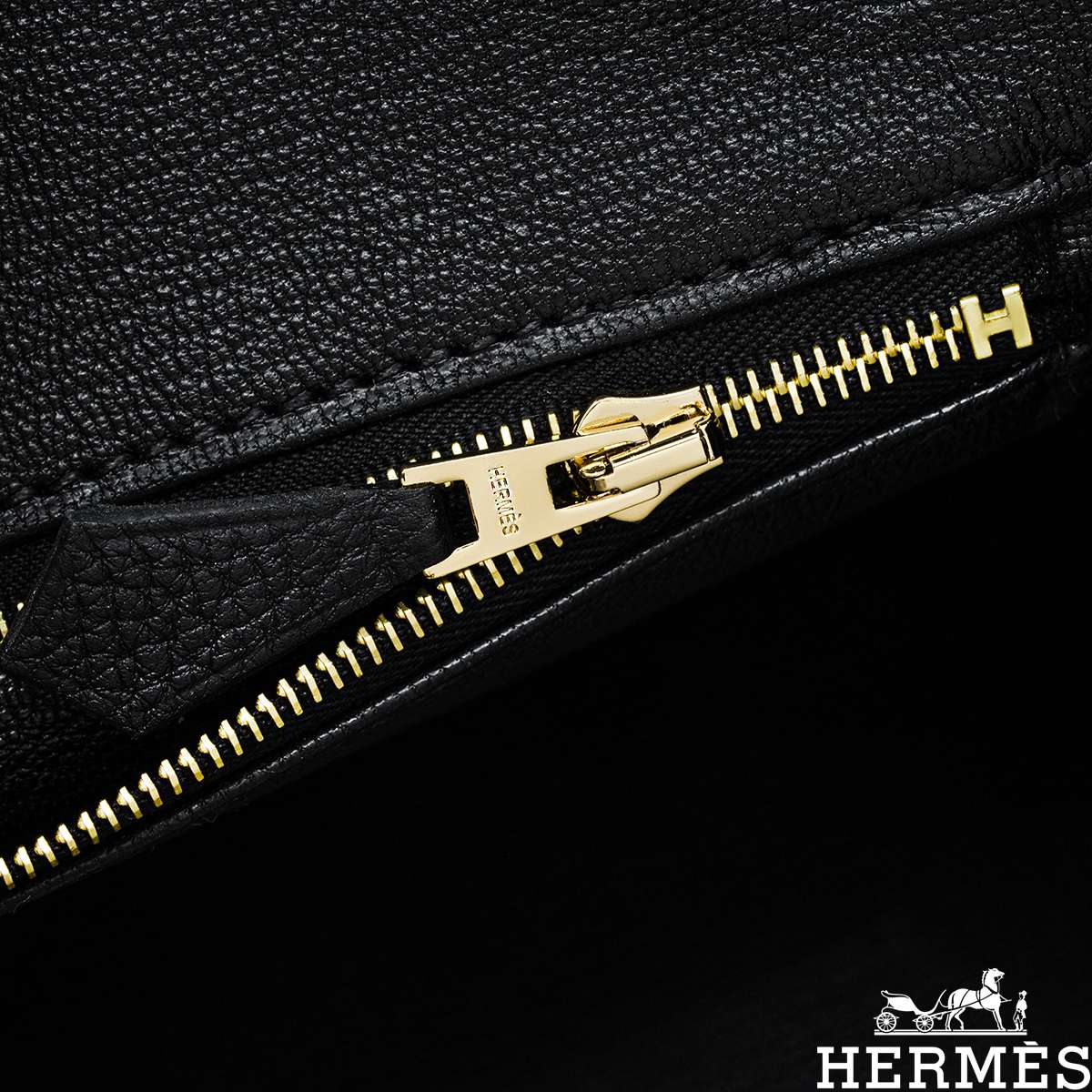 Hermes Birkin 30 Veau Togo Gold, GHW Handbag A-Stamp